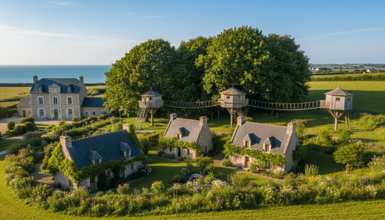 découvrez notre sélection d'hébergements insolites et de chambres d'hôtes dans le val de saire pour un séjour unique et authentique en normandie.