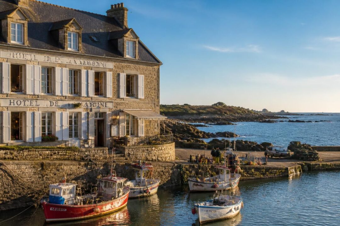 découvrez l'hôtel barfleur avec ses chambres offrant une vue imprenable sur le port et la pointe, pour un séjour en bord de mer inoubliable.