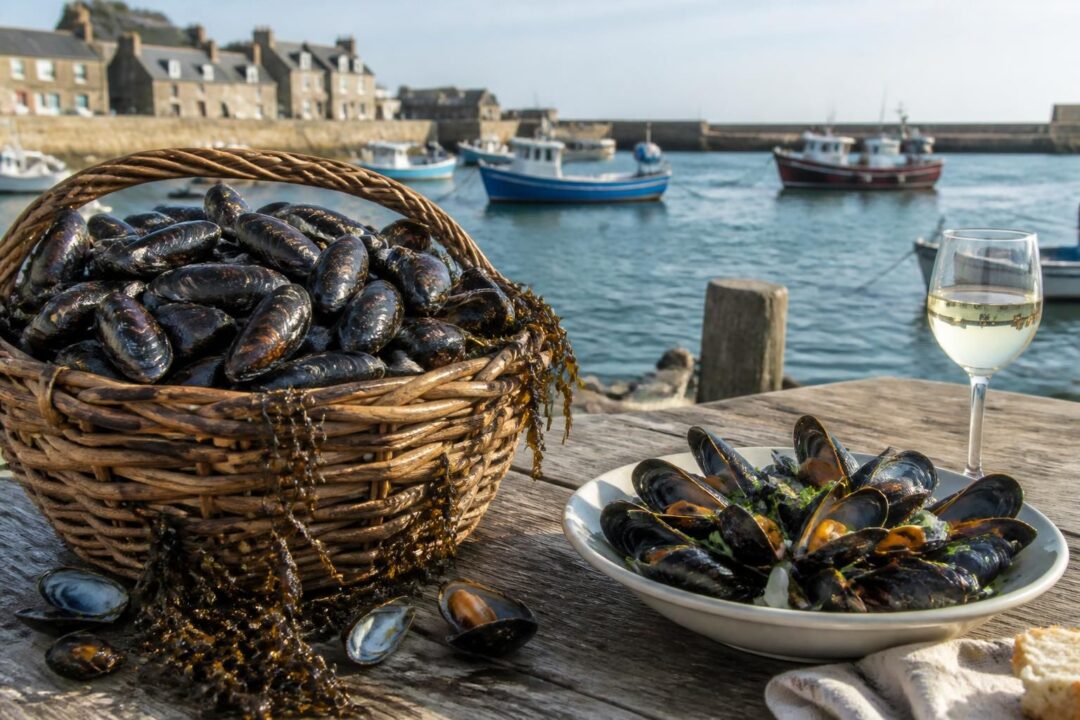découvrez les moules de barfleur, leur appellation aop, la saison idéale pour les pêcher et les meilleurs endroits pour les déguster en normandie.