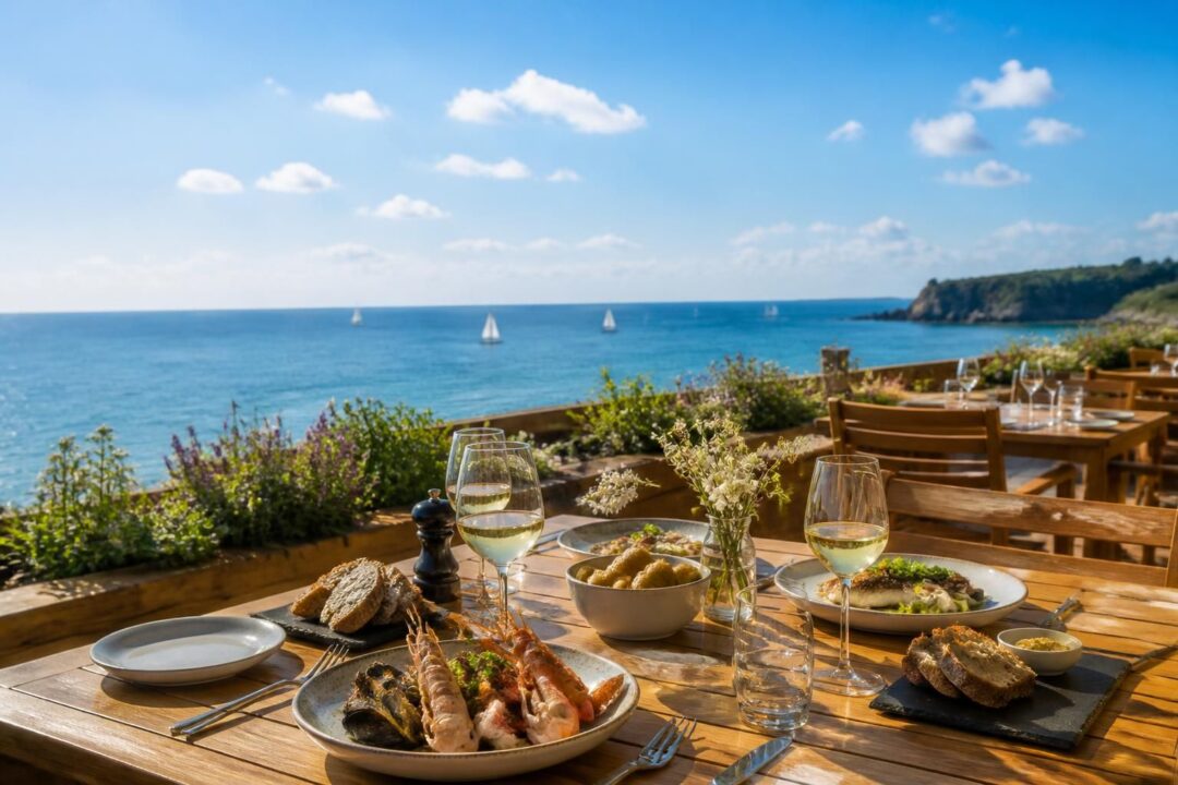 découvrez les meilleurs restaurants du cotentin avec vue imprenable sur la mer. profitez d'un déjeuner face à la manche dans nos adresses sélectionnées pour une expérience culinaire unique.